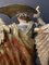 Künstler der kastilischen Schule, Erzengel St. Michael besiegt den Teufel, Ende 17. Jh., Holz geschnitzt & vergoldet 18