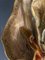 Künstler der kastilischen Schule, Erzengel St. Michael besiegt den Teufel, Ende 17. Jh., Holz geschnitzt & vergoldet 32