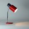 Table Lamp in Chrome and Red Metal by Josef Hurka for Napako, 1960s 3