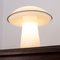 Lampe de Bureau Mushroom Vintage en Verre de Murano Blanc, Italie 7