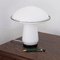 Vintage Mushroom Tischlampe aus weißem Muranoglas, Italien 2