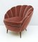 Mid-Century Italian Modern Lounge Chairs attributed to Gio Ponti for Isa Bergamo, 1950s, Set of 2 2