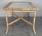 Spanish Dining Table in Bamboo with Glass Tabletop, 1980s 5