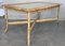 Spanish Dining Table in Bamboo with Glass Tabletop, 1980s 4