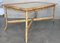 Spanish Dining Table in Bamboo with Glass Tabletop, 1980s, Image 4