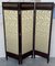 French Empire Three-Fold Screen in Mahogany with Bronze Mounts, 1890, Image 2