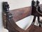 Antique Folding Scissor Chairs in Carved Walnut, 1850, Set of 2, Image 4