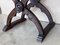 Antique Folding Scissor Chairs in Carved Walnut, 1850, Set of 2 9