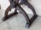 Antique Folding Scissor Chairs in Carved Walnut, 1850, Set of 2, Image 9