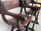 Antique Folding Scissor Chairs in Carved Walnut, 1850, Set of 2 5