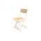 Folding Chair in White Lacquered Wood, 1970s 1