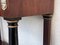 Biedermeier Konsole mit ebonisierten Säulen und Bronzemontierungen und Schublade, 1890 11
