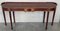 Vintage French Oval Console Table with Marquetry and Drawers, 1920 2