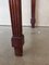 Vintage French Oval Console Table with Marquetry and Drawers, 1920 13