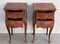 Antique Louis XV French Marquetry Nightstands with Drawers, 1900, Set of 2, Image 6