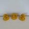 Yellow Hooks by Olaf von Bohr for Kartell, 1960s, Set of 3 6
