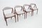 Model 31 Dining Chairs by Kai Kristiansen for Schou Andersen, 1960s, Set of 4 3