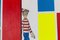 Ernest Carneado Ferreri, Wally en un cuadro estilo Mondrian, 2000s, Acrylic Painting 2