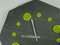 Vintage Octagonal Slate Wall Clock, 1960s 4