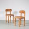 Dining Chairs by Rainer Daumiller for Hirtshals Sawmill, Denmark, 1960s, Set of 2 1