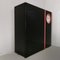 Mobile Bar or Highboard in Black Lacquered Wood by Giotto Stoppino and Ludovico Acerbis for Acerbis, 1984 9