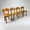 Chaises de Salle à Manger Modernistes en Chêne, 1960s, Set de 4 1