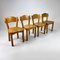 Modernist Oak Dining Chairs, 1960s, Set of 4 1