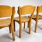 Modernist Oak Dining Chairs, 1960s, Set of 4 7