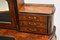 Antique Victorian Inlaid Burr Walnut Writing Table Desk, 1870s 10