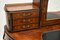 Antique Victorian Inlaid Burr Walnut Writing Table Desk, 1870s 9