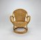 Vintage Rattan Lounge Chair, 1960s 1