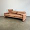 Peach Maralunga Sofa by Vico Magistretti for Cassina 4