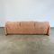 Peach Maralunga Sofa von Vico Magistretti für Cassina 6