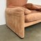 Peach Maralunga Sofa by Vico Magistretti for Cassina 9