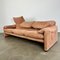 Peach Maralunga Sofa by Vico Magistretti for Cassina 5