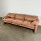 Peach Maralunga Sofa by Vico Magistretti for Cassina, Image 3