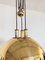 Vintage Pendant Light in Brass by Florian Schulz, 1970, Image 3