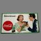 French Coca Cola Ad Cardboard Poster, 1950s, Image 1