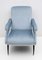 Fauteuil Inclinable Mid-Century en Velours par Nello Pini pour Novarredo, 1950s 3