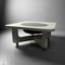 Table Basse Space Age avec Plateau Snack Rotatif, Allemagne, 1970s 5