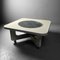 German Space Age Coffee Table with Rotating Snack Tray, 1970s 6