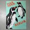 Poster vintage Tierpark Berlin Penguin di Ulrich Nagel, 1973, Immagine 2