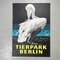 Poster vintage Tierpark Berlin Pelican di Kurt Walter, 1978, Immagine 1