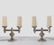 Candelabra Table Lamps in Chromed Metal by Johannes Nagel, 1970s, Set of 2, Image 1