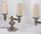 Candelabra Table Lamps in Chromed Metal by Johannes Nagel, 1970s, Set of 2, Image 2