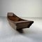 Barco Ikebana japonés Wabi Sabi de madera, años 40, Imagen 11