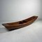 Barco Ikebana japonés Wabi Sabi de madera, años 40, Imagen 7