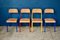 Industrial Colored Dining Chairs, 1980s, Set of 4 6