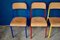 Industrial Colored Dining Chairs, 1980s, Set of 4, Image 7