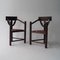 Swedish Sculptural Monk Chairs, Sweden, 1950s, Set of 2 8
